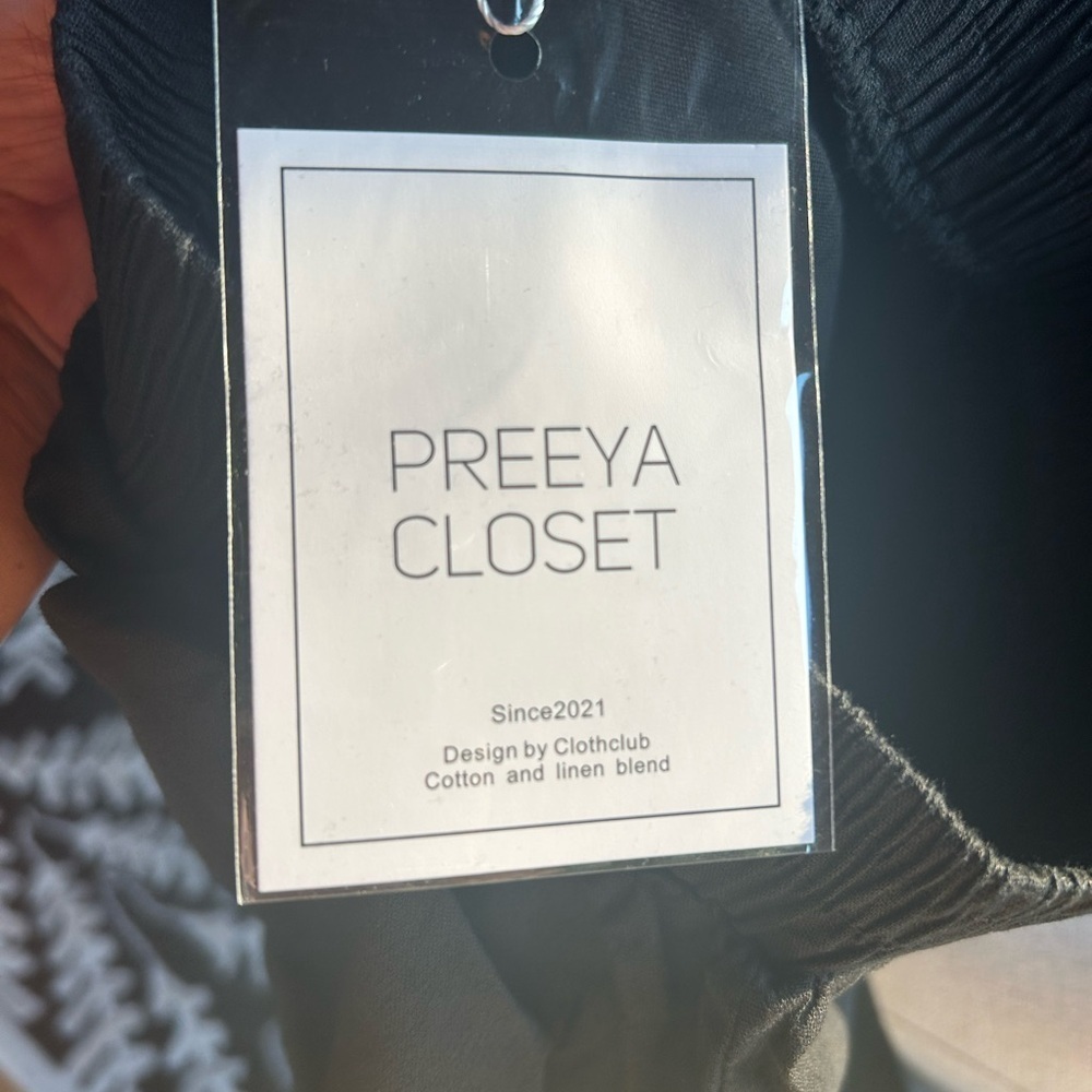 Preeya Closet Black Wide-Leg Pants - Picture 2 of 8
